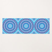 Tapis De Yoga Mandala d'hiver (Devant (Horizontal))