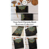 Tapis de Yoga Mandala en Or