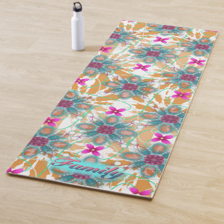 Tapis De Yoga Mandala et Motif beige