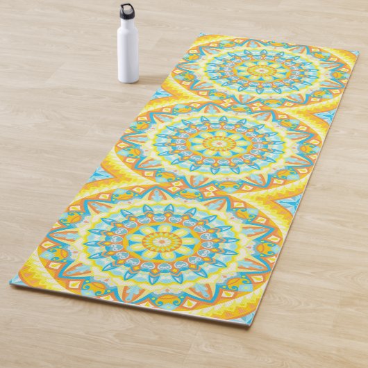 Tapis De Yoga Mandala été (En situation)