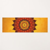 Tapis De Yoga mandala floral (Devant (Horizontal))