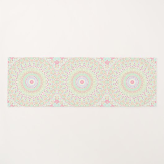 Tapis De Yoga Mandala Hippie Funky (Devant (Horizontal))