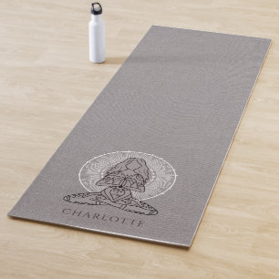 Tapis De Yoga Mandala Lotus Pose Personalisé Double Côté