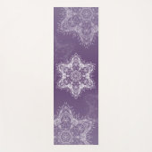 Tapis De Yoga Mandala Metatron violet (Devant)