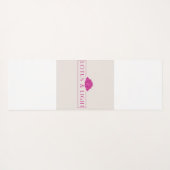 Tapis De Yoga Mandala-Noir (Dos (Horizontal))
