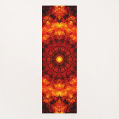 Tapis De Yoga Mandala orange (Devant)