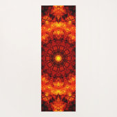 Tapis De Yoga Mandala orange (Dos)