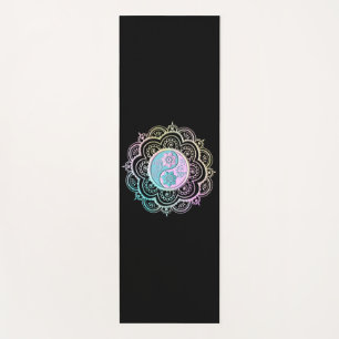 Tapis De Yoga Mandala Pastel