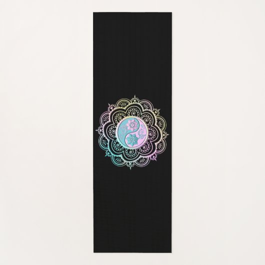Tapis De Yoga Mandala Pastel (Devant)