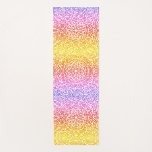 Tapis De Yoga Mandala Pink Yoga Mat