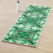 Mandala psychédélique papillon vert abstrait tourb