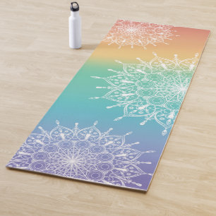 Tapis De Yoga Mandala Rainbow