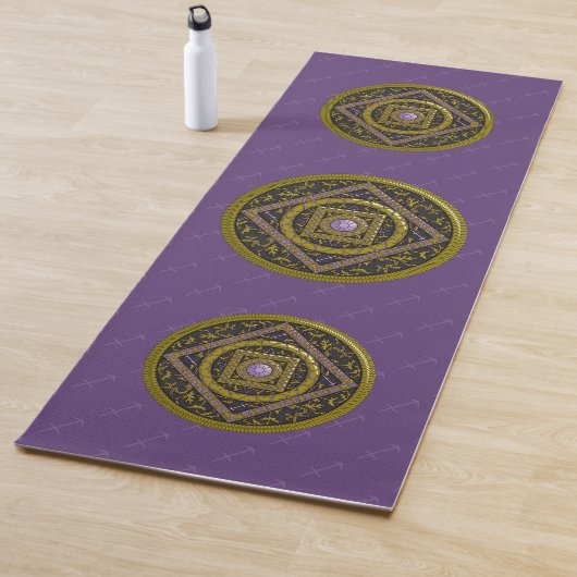 Tapis de Yoga Mandala Sagittaire (En situation)