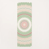 Tapis De Yoga Mandala vert menthe (Devant)