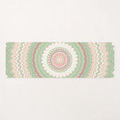 Tapis De Yoga Mandala vert menthe (Devant (Horizontal))