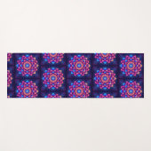 Tapis De Yoga Mandala Violet (Devant (Horizontal))