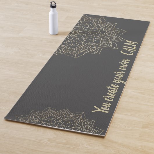 Tapis De Yoga Mandala - Vous Créez Votre Propre Calme (En situation)