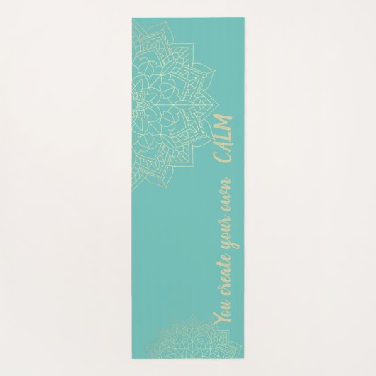 Tapis De Yoga Mandala - Vous Créez Votre Propre Yoga Calme (Dos)