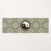 Tapis de yoga Mandala yin yang (Dos (Horizontal))
