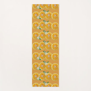 Tapis De Yoga Mandarins Citrus Orange Fruit