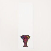 Tapis De Yoga Mandela Elephant (Devant)
