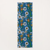 Tapis De Yoga Mangeurs d'abeilles sur bleu (Dos)