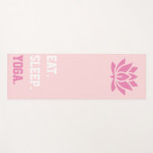 Tapis De Yoga Mangez du yoga endormi (Devant (Horizontal))