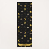 Tapis De Yoga Manifestation Soleil céleste & Lune Zodiaque Oeil (Devant)