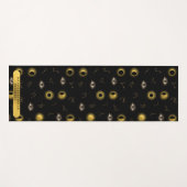 Tapis De Yoga Manifestation Soleil céleste & Lune Zodiaque Oeil (Devant (Horizontal))