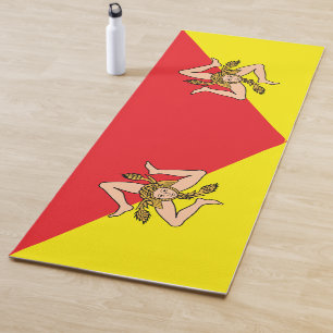 Tapis De Yoga Manteaux de Yoga patriotique avec drapeau de la Si