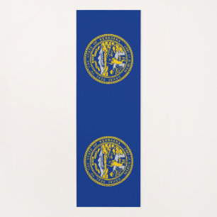 Tapis De Yoga Manteaux de Yoga patriotique avec drapeau du Nebra