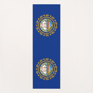 Tapis De Yoga Manteaux de Yoga patriotique avec drapeau du New H