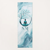Tapis De Yoga Manteaux Monogrammes De Yoga Avec Monogramme (Devant)