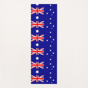Tapis De Yoga Manteaux patriotiques de yoga avec drapeau d'Austr