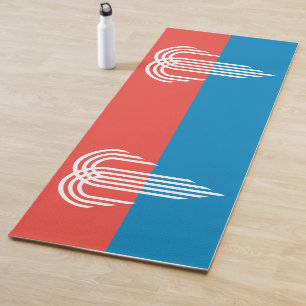 Tapis De Yoga Manteaux patriotiques de yoga avec drapeau de Kans