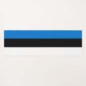 Tapis De Yoga Manteaux patriotiques de yoga avec drapeau d'Eston (Dos (Horizontal))