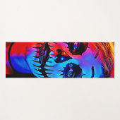 Tapis De Yoga Maquillage d'Halloween (Devant (Horizontal))
