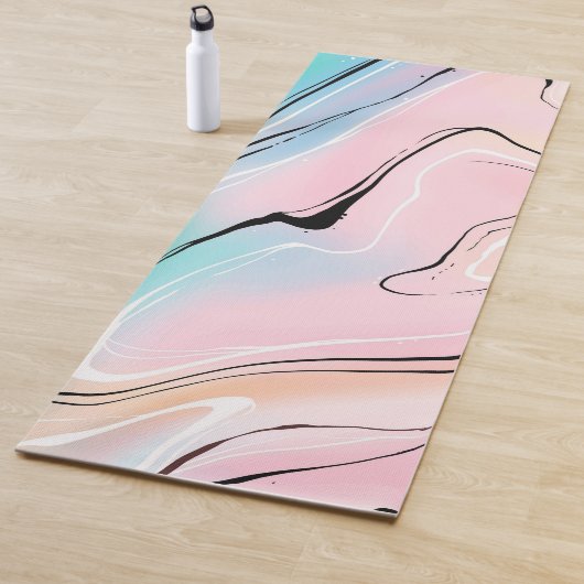 Tapis De Yoga Marbre (En situation)
