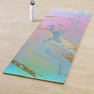 Tapis De Yoga Marbre millénaire   Playbow Pastel Ombre