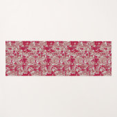 Tapis De Yoga Marbre rouge + beige (Devant (Horizontal))