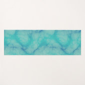 Tapis De Yoga Marbre turquoise (Devant (Horizontal))