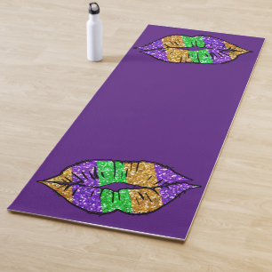 Tapis De Yoga Mardi Gras Kiss Yoga Mat