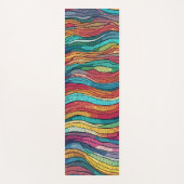 Tapis De Yoga Marée mosaïque (Devant)