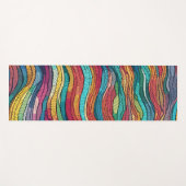 Tapis De Yoga Marée mosaïque (Devant (Horizontal))
