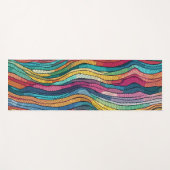 Tapis De Yoga Marée mosaïque (Devant (Horizontal))