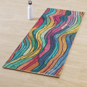 Tapis De Yoga Marée mosaïque