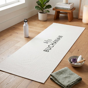 Tapis De Yoga Mariage civilité calligraphie Enterrement de vie d