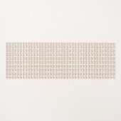 Tapis De Yoga Mariée Rétro Moderne Enterrement de Vie de Jeune F (Devant (Horizontal))