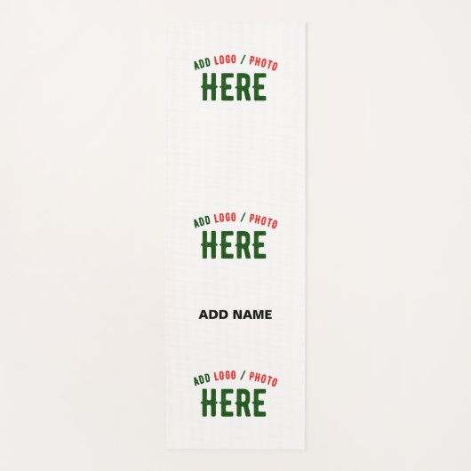 TAPIS DE YOGA MARQUE BLANCHE MODERNE ET PERSONNALISABLE VÉRIFIÉE (Devant)