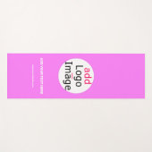 Tapis De Yoga Marque professionnelle personnalisable Profond ros (Devant (Horizontal))